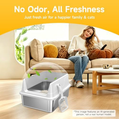 Stainless Steel Litter Box - Image 6