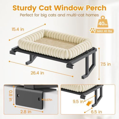 Cat Window Perch, Dual-Mount - Image 3