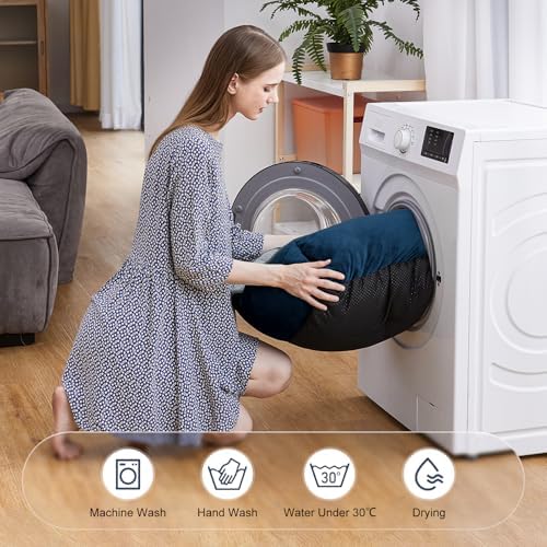 JOEJOY Rectangle Dog Bed for Large Medium Small Dogs Machine Washable Sleeping - Image 5