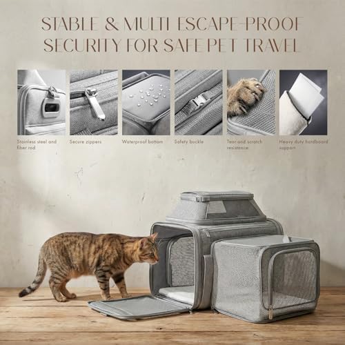 Top-Side Expandable Pet Carrier, Treat Window - Image 6