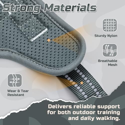 rabbitgoo Tactical Dog Harness for Small, No Pull Military Service Vest - Image 4