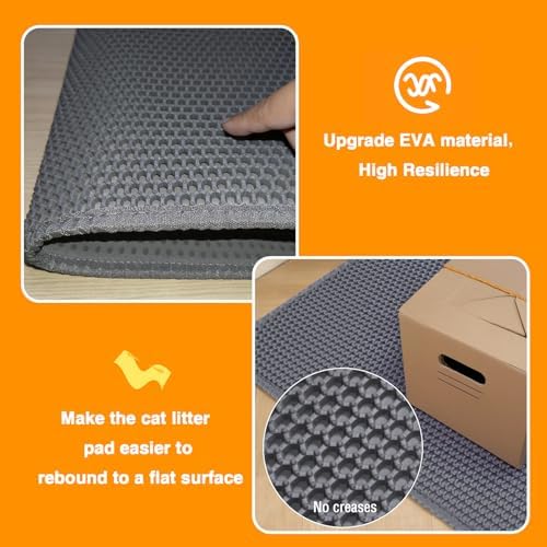 Cat Litter Mats 26.6" x 16", Litter Box Mats - Image 4