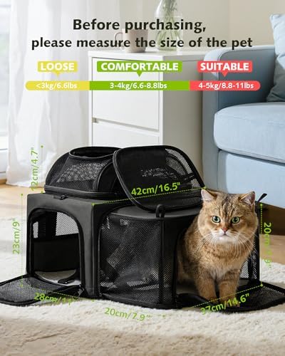 Pecute Top Expandable Airline Approved Pet Carrier - Image 5
