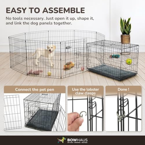 BOWHAUS Foldable Outdoor/Indoor Pet Playpen - Image 4