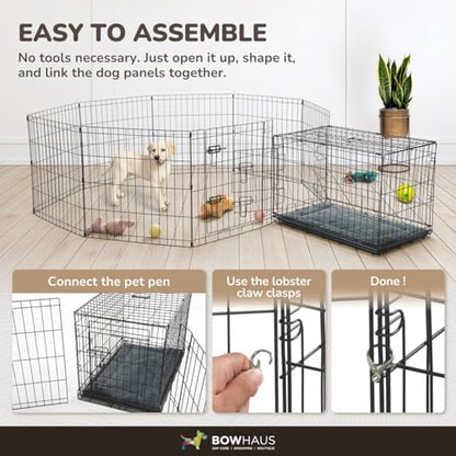 BOWHAUS Foldable Outdoor/Indoor Pet Playpen - Image 4