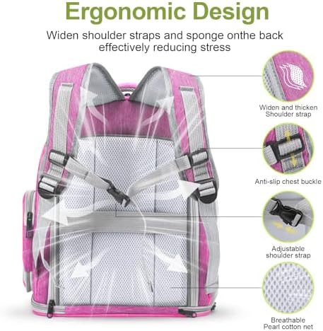 Cawypety Expandable Cat Backpack Large Space Cat Bubble Backpack Carrier - Image 5