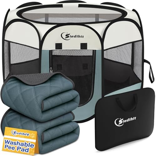 Siedihit Dog Cat Playpen Tent Crate Cage by Siedihit