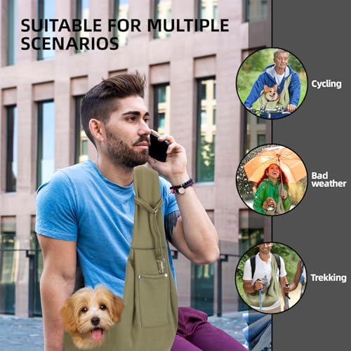 ARZQUT Dog and Cats Carrier Sling, Small Pet Carrier - Image 2