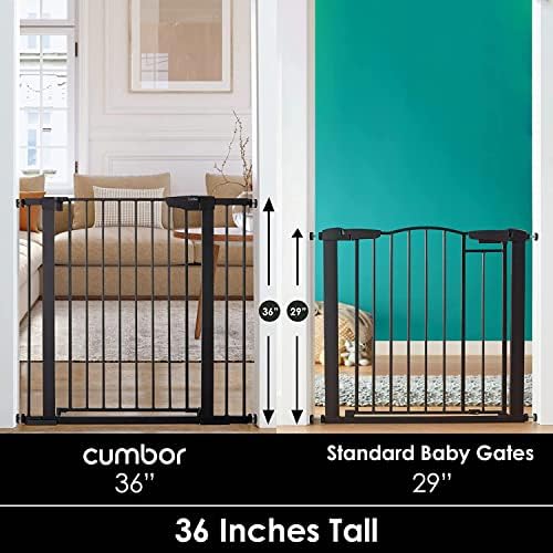 Cumbor 36 in Extra Tall Baby Gate - Image 3