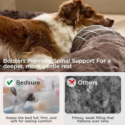 Bedsure SupportMax® Calming Dog Bed Medium Size Dog Washable Pet Bed - Image 3