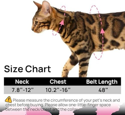 PetThem Adjustable Cat Harness and Leash Set Escape Proof - Image 6