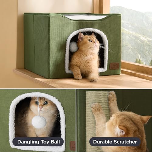 Bedsure Cat House Bed for Indoor Cats - Image 4