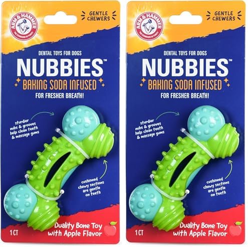 Arm & Hammer for Pets Nubbies Duality Bone Dental Dog Toy| Best Chew Toy for by ArmHammer