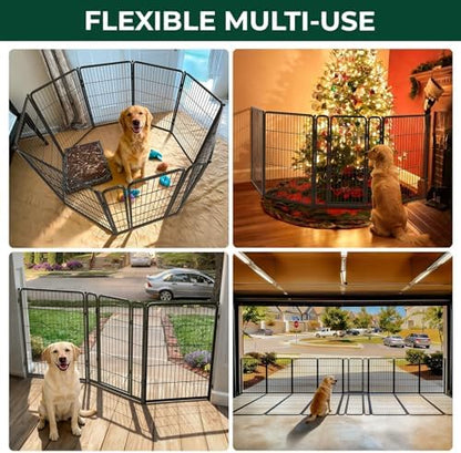 FXW Dog Gate, Extra Wide Adjustable - Image 4