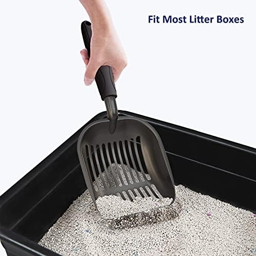 WePet Cat Litter Scoop, Non-Stick Plated Aluminum Alloy Sifter, Kitty Durable - Image 7