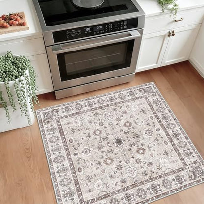 Washable 2x2 Square Bathroom Rug - Image 2