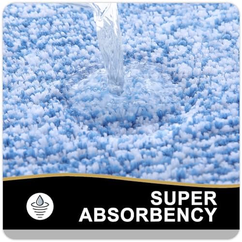 OLANLY Bathroom Runner Rugs 59x24, Extra Long Bath Mats - Image 3