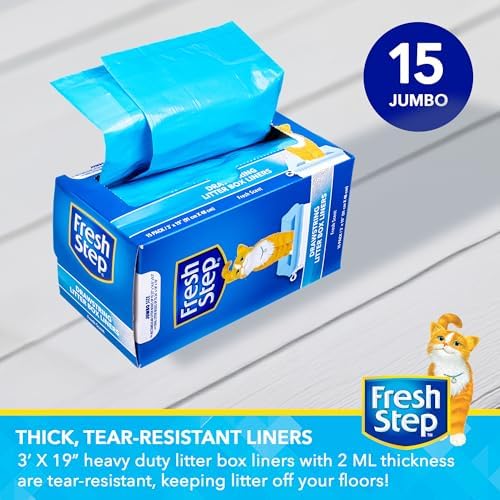 Fresh Step Drawstring Litter Liners, 3 ft x 19 in, 15 Ct - Image 5