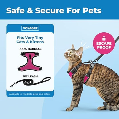 Voyager Escape-Proof Step-in Cat Harness & Leash - Image 2