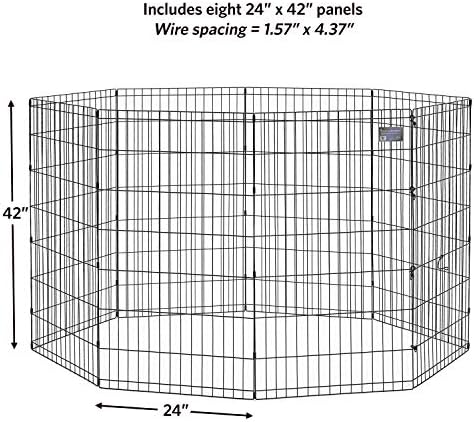 MidWest 42-Inch Exercise Pen, No Door, 16 Sq Ft Play Area - Image 3
