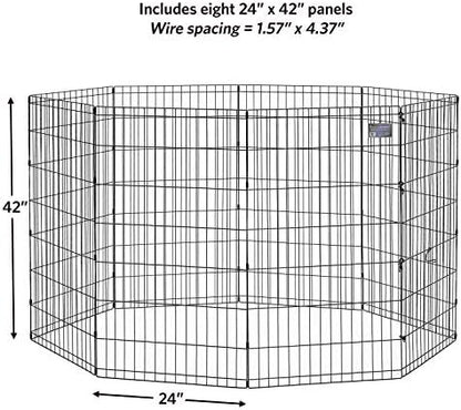 MidWest 42-Inch Exercise Pen, No Door, 16 Sq Ft Play Area - Image 3