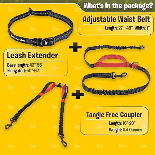 Pet Dreamland Exquisite Hands Free Double Leash - Image 3