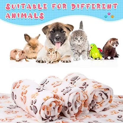 Tatuo 4 Pack Fleece Dog Blanket - Image 3