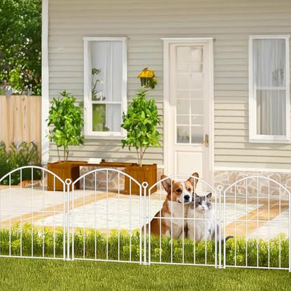 Decorative Garden Fence, 17in x 10ft No Dig Fence - Image 3