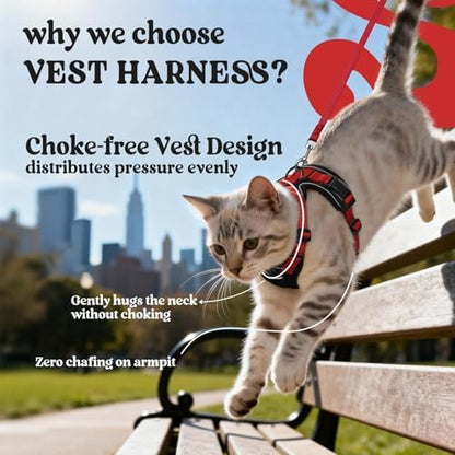 rabbitgoo Cat Harness and Leash Set, Escape Proof Vest - Image 3