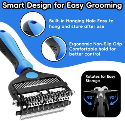 3-in-1 Professional Pet Grooming Brush - Image 3