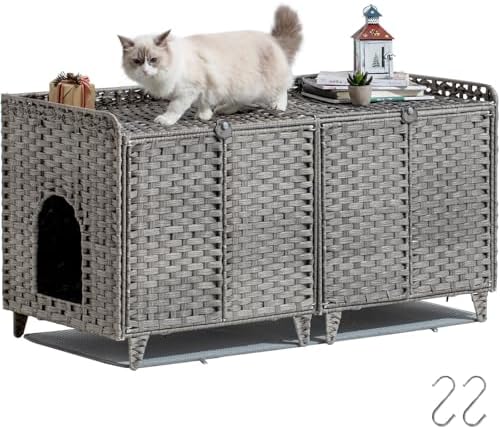 SETVSON Cat Litter Box Enclosure by SETVSON