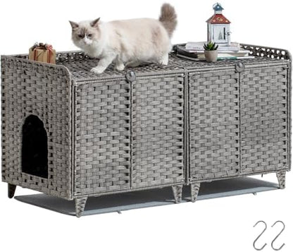 SETVSON Cat Litter Box Enclosure by SETVSON