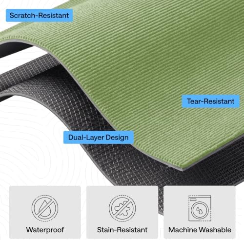 GORILLA GRIP Cat Litter Box Mat, Soft Felt Scatter Catcher - Image 6
