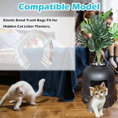 50 Pack Litter Box Liners Compatible - Image 2