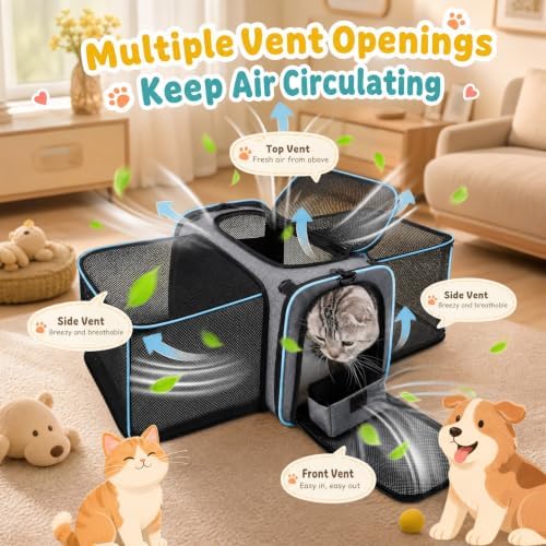 Foldable Rolling Pet Carrier Airline Approved - Image 5