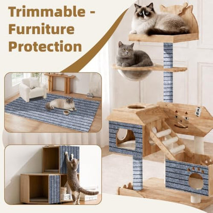 2Pack Cat Scratch Furniture Protector, Self-Adhesive Scratch Pad - Image 2