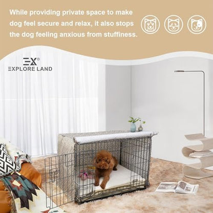 Explore Land Pattern Dog Crate Cover, 24 Inches - Image 6