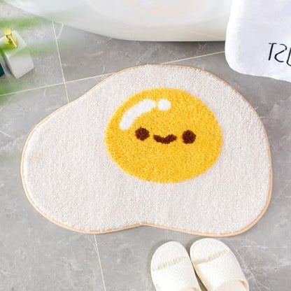 Molesun Egg Bath Mat 20x31, Soft Absorbent Microfiber Bath Rugs - Image 2