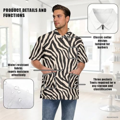 Funny Print Barber Jackets & Smocks - Image 5