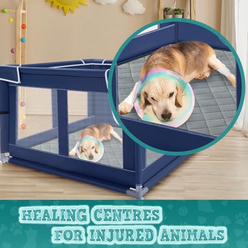 XVISHX 42x42 Inches Puppy Playpen - Image 4
