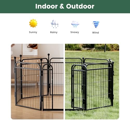 Gardner Pet Dog Playpens, Foldable Pet Play Yard Gate - Image 4