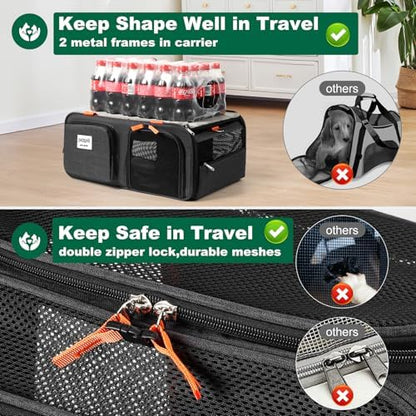 pidipiti 17x13x8 Soft-Sided pet Carrier, - Image 5