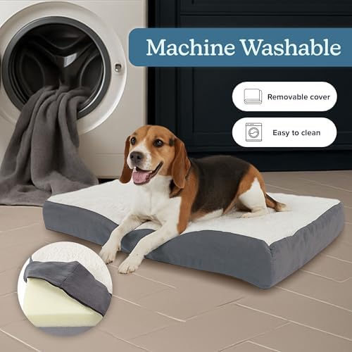 PETMAKER Orthopedic Pet Bed – 2-Layer Memory Foam Dog Bed - Image 3