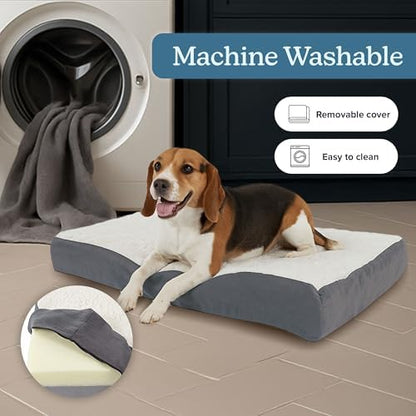 PETMAKER Orthopedic Pet Bed – 2-Layer Memory Foam Dog Bed - Image 3