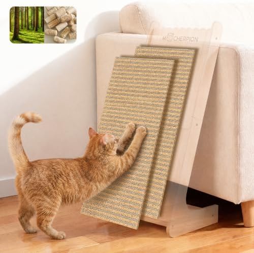 Cork Cat Scratch Pad-2Pcs Replaceable Scratching Mats by MocherpionLLC