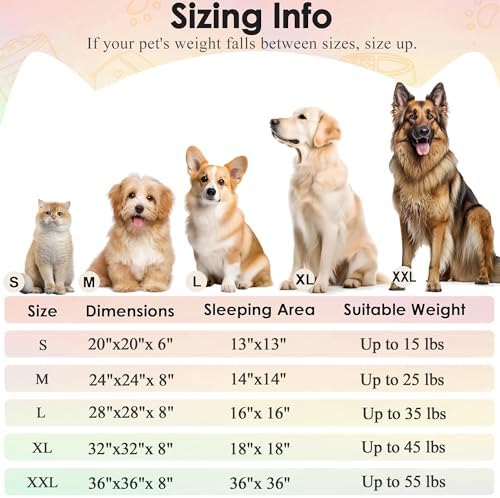 28in Large Dog Bed, Calming Donut Bed - Image 2