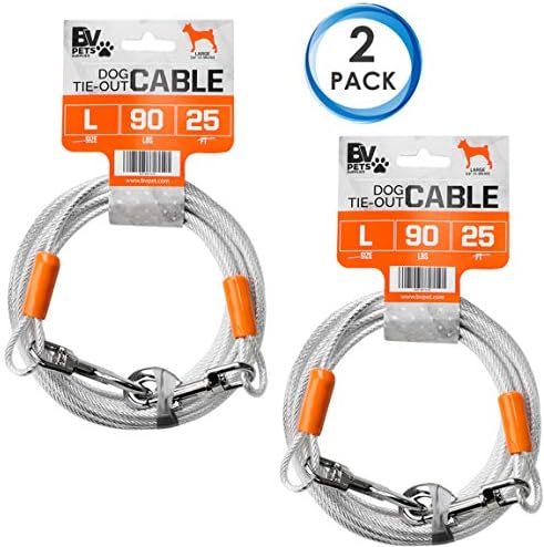 BV Dog Tie Out Cable 25 Feet - Image 2