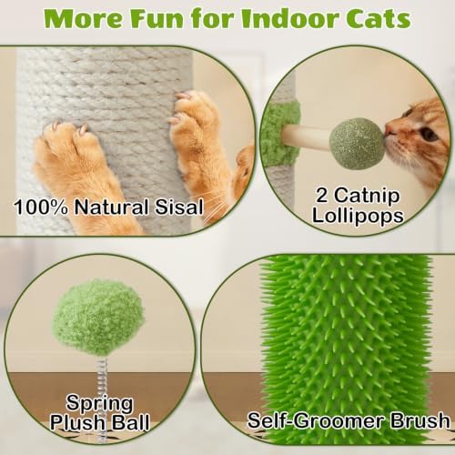 38" Tall Sisal Cat Scratching Post - Image 3
