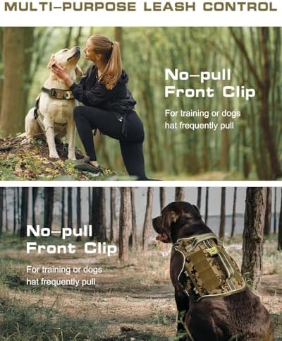 Dog Harness, Tactical No Pull for Small Sized Dog - Image 3