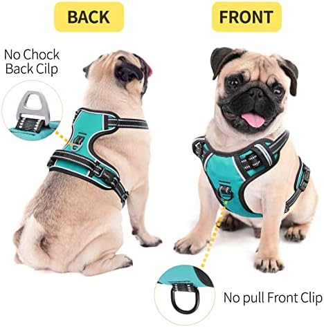 HEELE Dog Harness, No Pull Adjustable Padded Reflective Harness - Image 4
